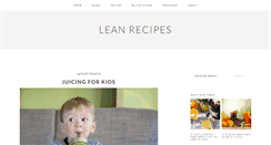 Desktop Screenshot of leanrecipes.com