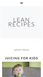 Mobile Screenshot of leanrecipes.com